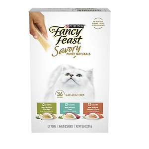 Sam s Club Purina Fancy Feast Savory Puree Pouches Variety Pack