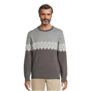 Walmart：George Men's Fair Isle Sweater with Long Sleeves, Sizes S-3XL